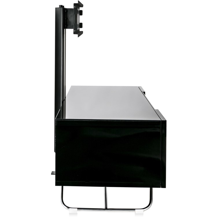 Alphason CRO2-1200BKT-BK Chromium 2 TV Cabinet with Bracket for up to 50" TVs - Black