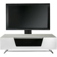 Alphason CRO2-1200BKT-WH Chromium 2 TV Cabinet with Bracket for up to 50" TVs - White 