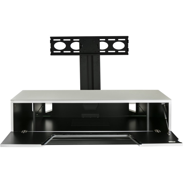Alphason CRO2-1200BKT-WH Chromium 2 TV Cabinet with Bracket for up to 50" TVs - White 