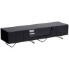 Alphason CRO2-1600CB-BLK Chromium 2 TV Cabinet for up to 70&quot; TVs - Black