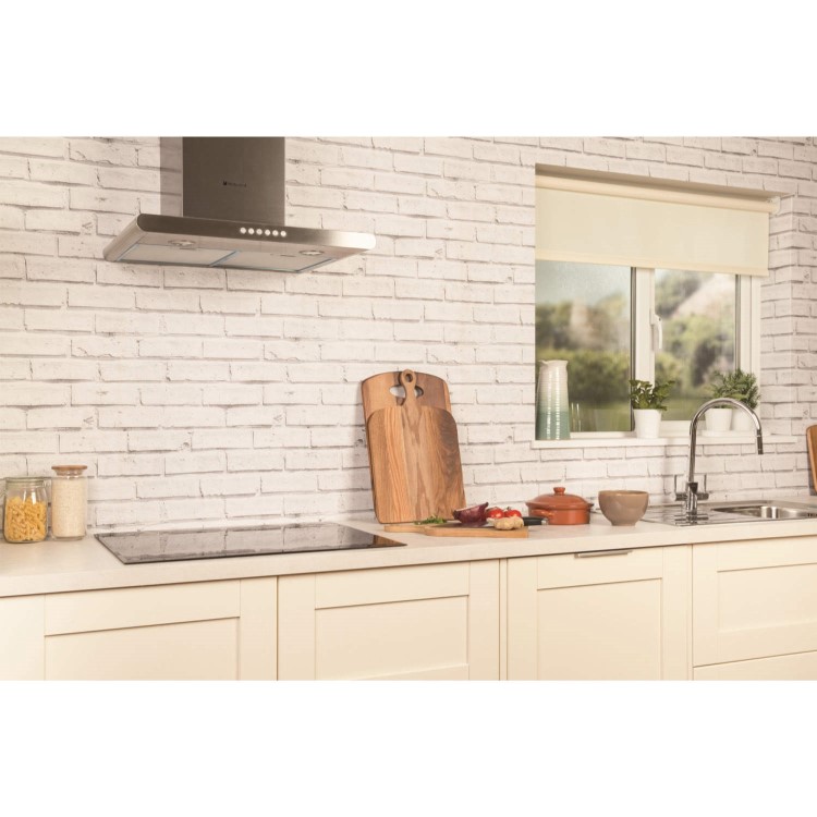 GRADE A1 - As new but box opened - Hotpoint CRO742DOB 70cm Ceramic Hob