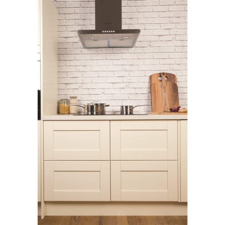 GRADE A1 - As new but box opened - Hotpoint CRO742DOB 70cm Ceramic Hob