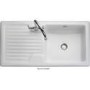 Rangemaster CRS10101LWH Rustique 1010x510 1.0 Bowl LHD Ceramic Sink White