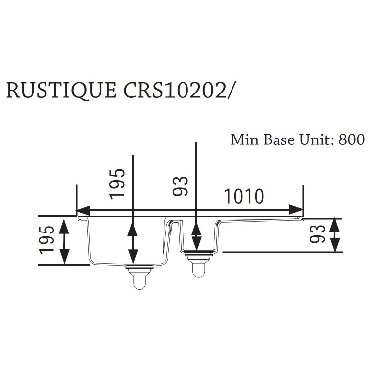 Rangemaster Rustique 1.5 Bowl Right Hand Drainer Ceramic Sink White