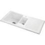 Rangemaster Rustique 1.5 Bowl Right Hand Drainer Ceramic Sink White