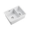 1.5 Bowl Undermount White Ceramic Kitchen Sink - Rangemaster Rustiqe