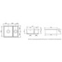 GRADE A1 - Rangemaster Rustiqe 1.5 Bowl Undermount White Ceramic Kitchen Sink