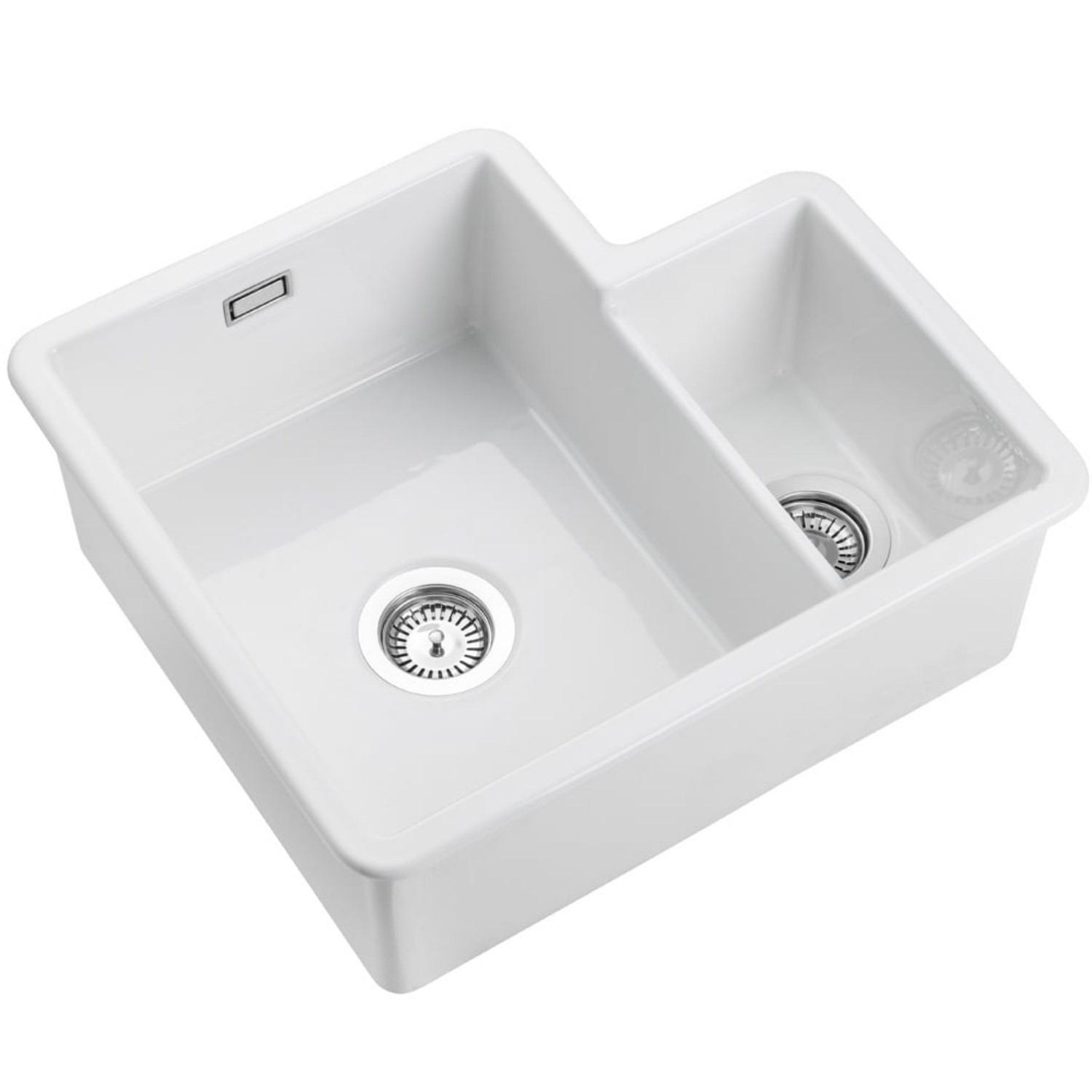Rangemaster Rustiqe 13 Bowl Ceramic White Undermount Kitchen Sink CRUB3314WH Appliances Direct Rangemaster Rustiqe 13 Bowl Ceramic White Undermount Kitchen Sink CRUB3314WH Appliances Direct