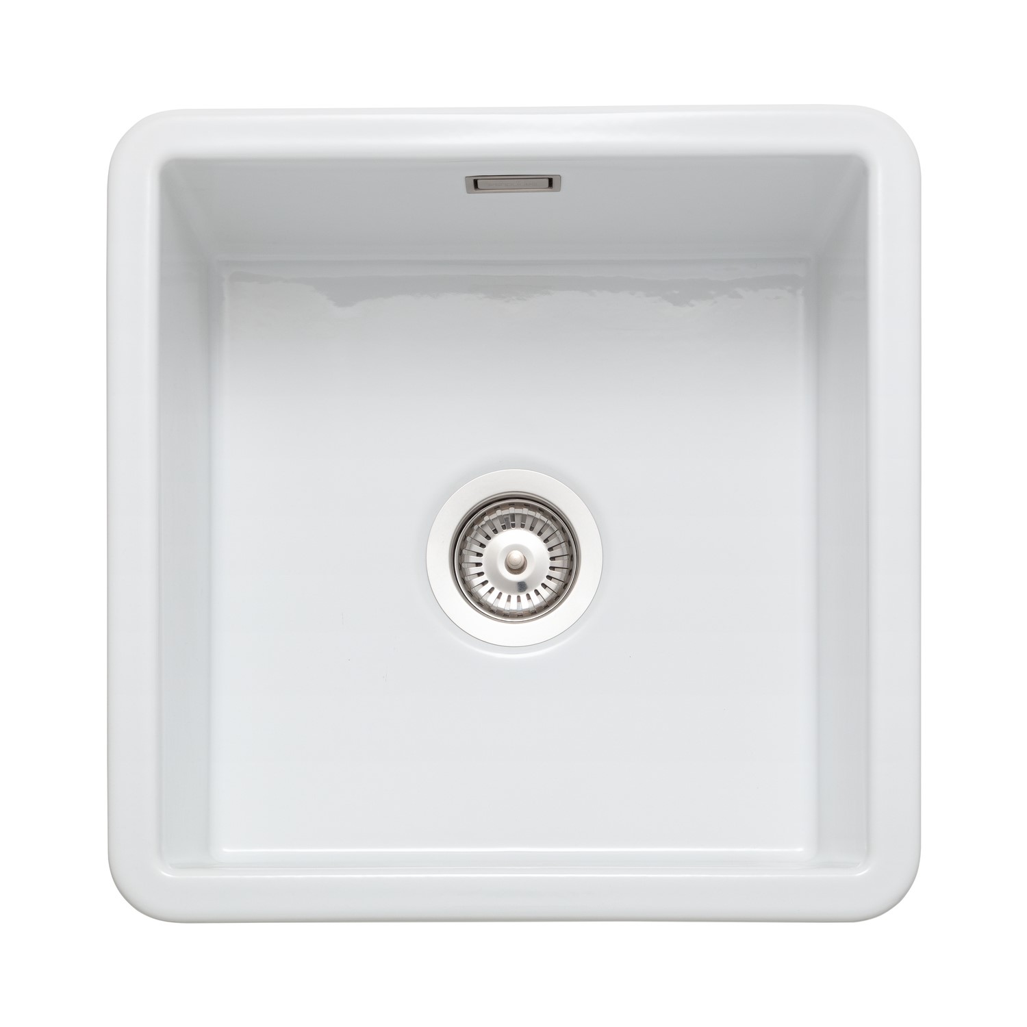 Single Bowl Undermount / Inset White Ceramic Kitchen Sink Rangemaster
