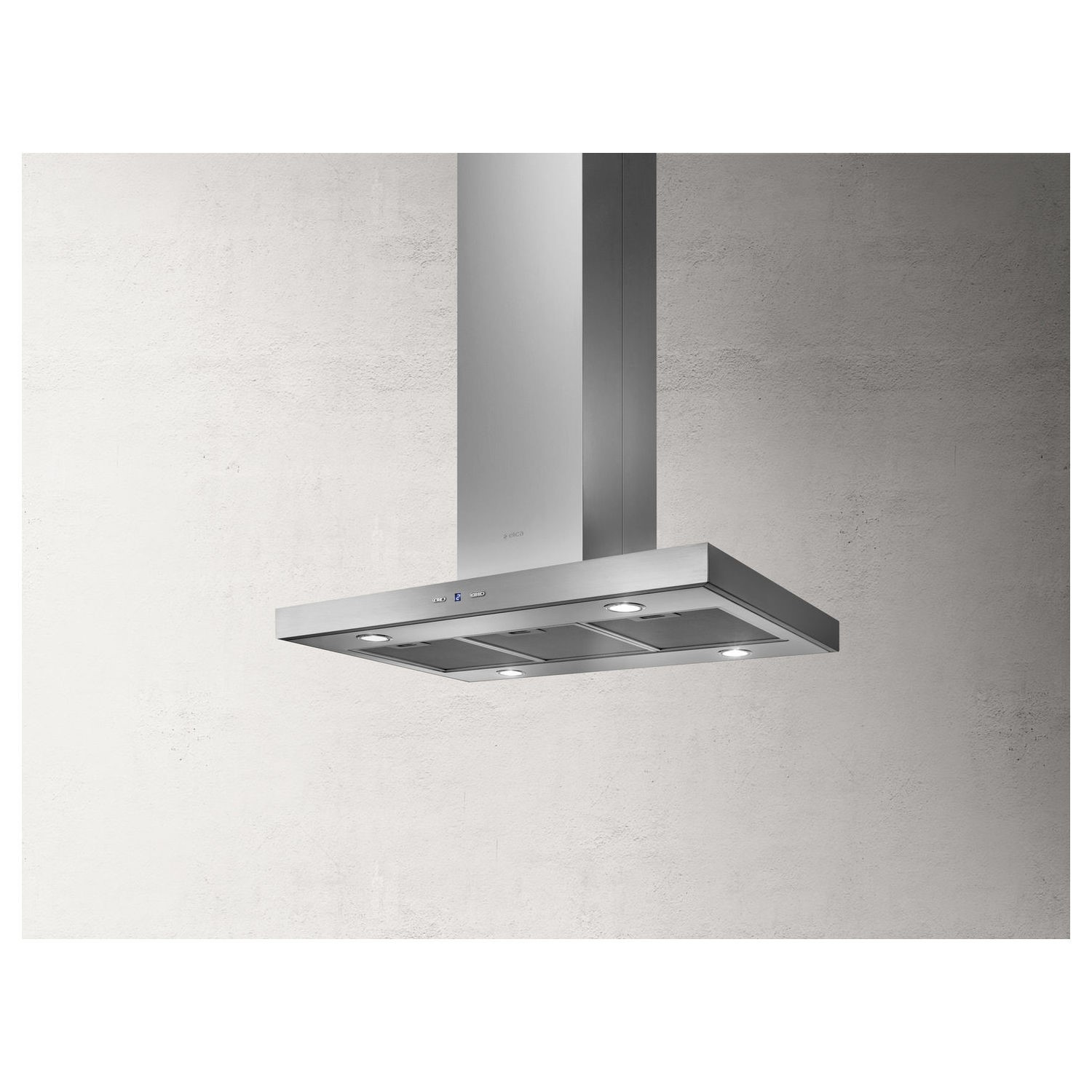 Elica Cruise Island Cruise 90cm Box Design Island Cooker Hood Stainless Steel