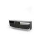 Off The Wall Curved 1500 Black TV Cabinet - Up to 65 Inch