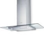 Elica CRYSTAL90 Crystal Flat Glass 90cm Chimney Cooker Hood Stainless Steel