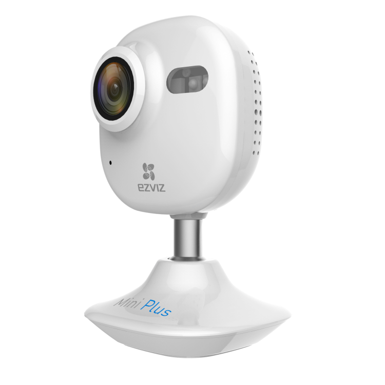 EZVIZ Mini Plus Indoor 1080p Dual Band Smart Wi-Fi Camera - White - Works with Amazon Alexa & Google Assistant IFTTT