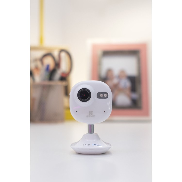 EZVIZ Mini Plus Indoor 1080p Dual Band Smart Wi-Fi Camera - White - Works with Amazon Alexa & Google Assistant IFTTT