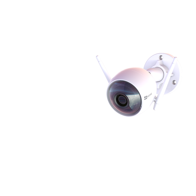EZVIZ ezGuard Plus 1080p Outdoor WiFi Smart Home Security Camera With Siren And Strobe Light Works with Alexa