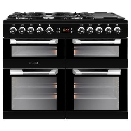 GRADE A2 - Light cosmetic damage - Leisure CS100F520K Cuisinemaster 100cm Dual Fuel Range Cooker - Black