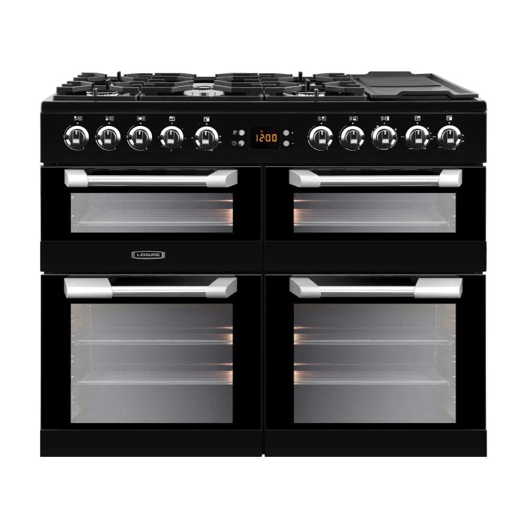 LEISURE CS100F520K Cuisinemaster 100cm Dual Fuel Range Cooker - Black