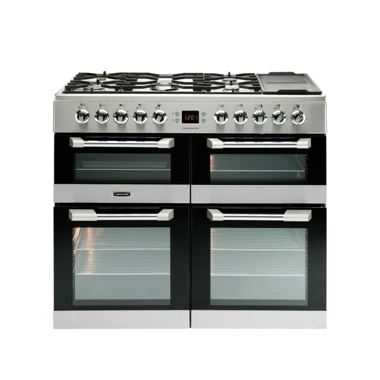 GRADE A3 - LEISURE CS100F520X Cuisinemaster 100cm Dual Fuel Range Cooker - Stainless Steel