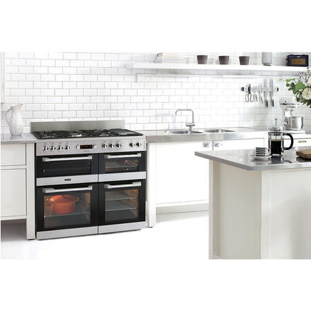 GRADE A3 - LEISURE CS100F520X Cuisinemaster 100cm Dual Fuel Range Cooker - Stainless Steel