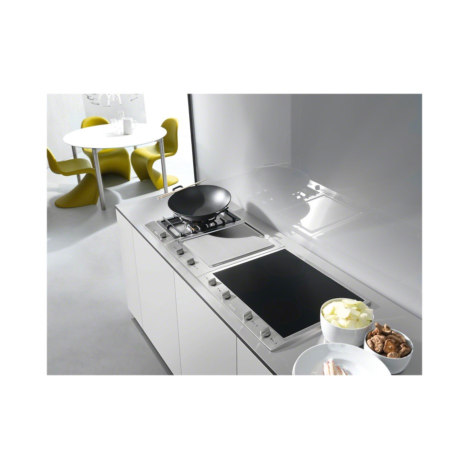 Miele CS1011G 29cm Domino Wok Gas Hob Stainless Steel Appliances Direct