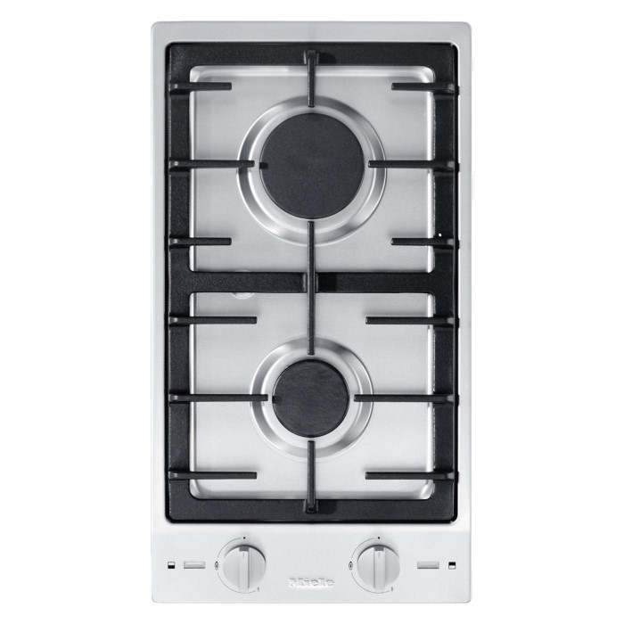 Miele CS1012-1G 29cm Two Burner Gas Hob - Stainless Steel | Appliances