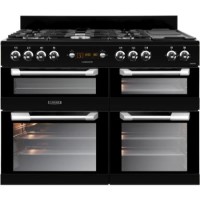 GRADE A3 - LEISURE CS110F722K Cuisinemaster 110cm Dual Fuel Range Cooker Black