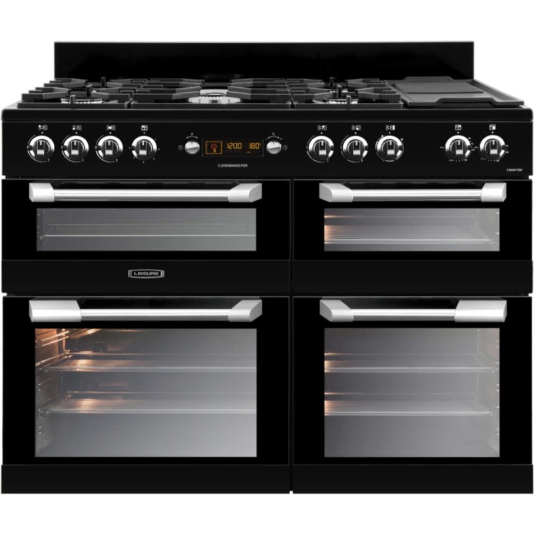 GRADE A3 - LEISURE CS110F722K Cuisinemaster 110cm Dual Fuel Range Cooker Black