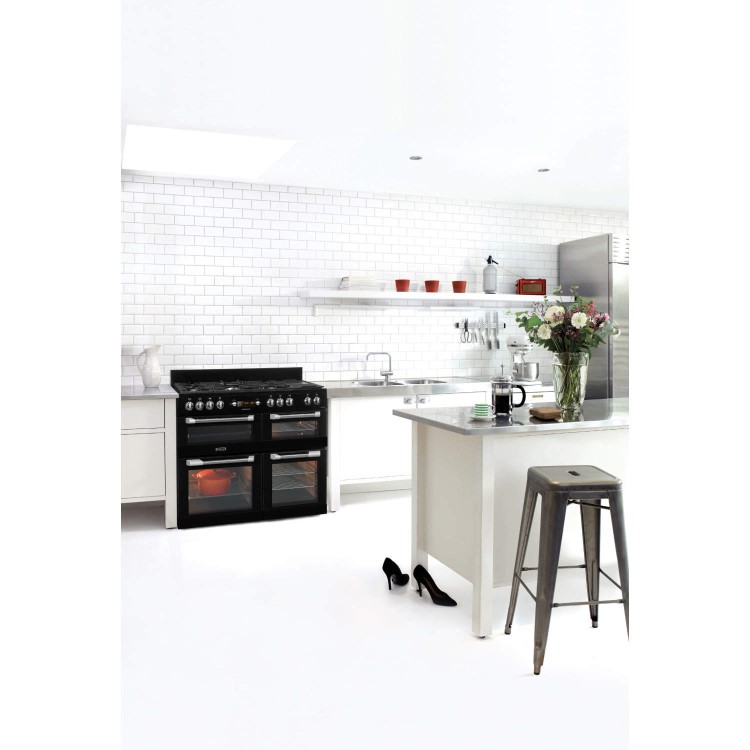 GRADE A3 - LEISURE CS110F722K Cuisinemaster 110cm Dual Fuel Range Cooker Black