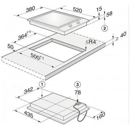 Miele CS1327Y 38cm Teppanyaki Griddle Hob