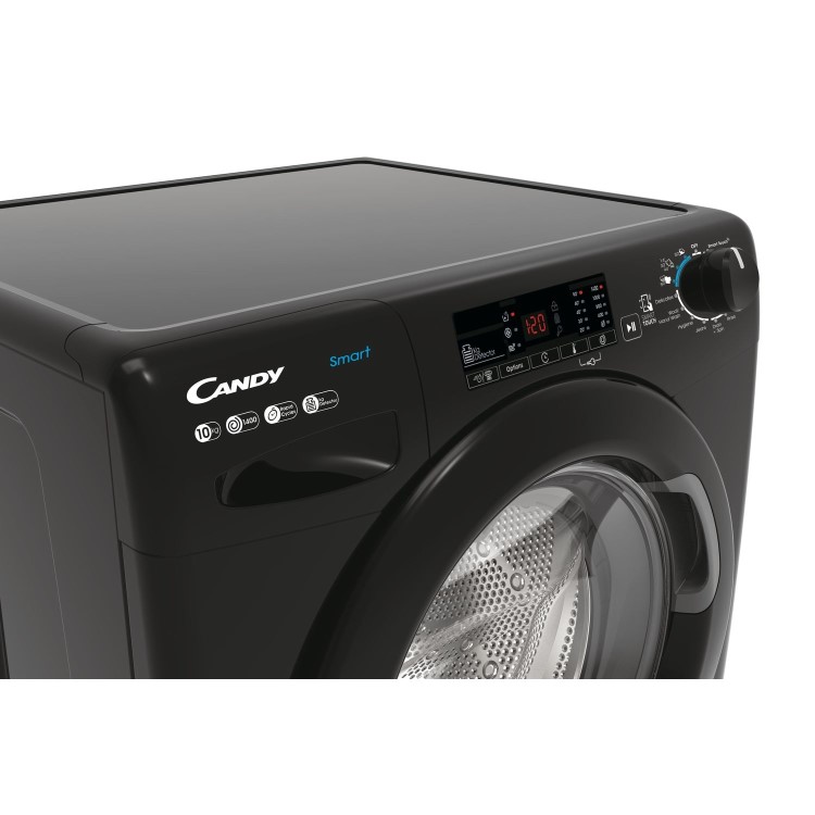 Refurbished Candy Smart CS1410TWBBE/1-80 Freestanding 10KG 1400 Spin Washing Machine Black