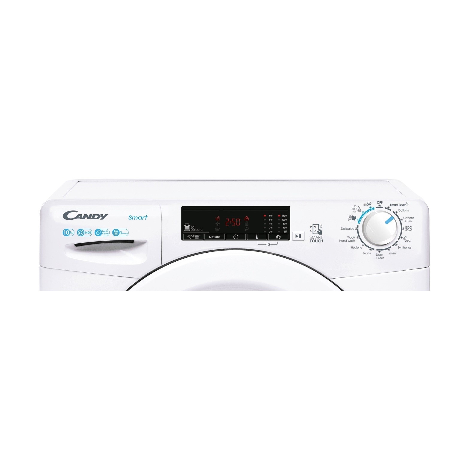 Candy Smart 10kg 1400rpm Washing Machine White CS1410TWE 1 80 candy-smart-10kg-1400rpm-washing-machine-white-cs1410twe-1-80
