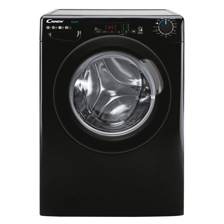 Candy Smart 8kg 1400rpm Washing Machine - Black 