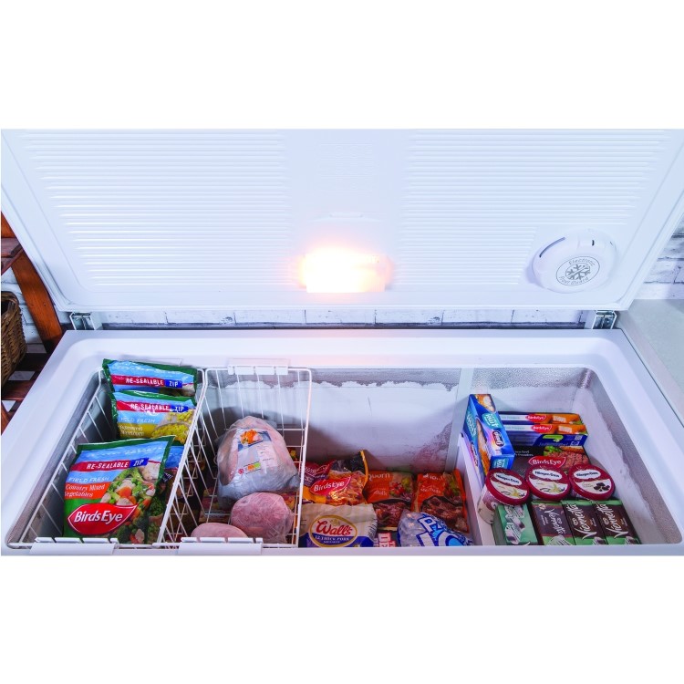GRADE A2 - Hotpoint CS1A400HFMFA Low Frost 141cm Wide 390L Chest Freezer - White