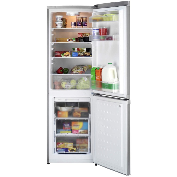 Beko CS5713APS 178L 171x55cm Wide Freestanding Fridge Freezer - Silver