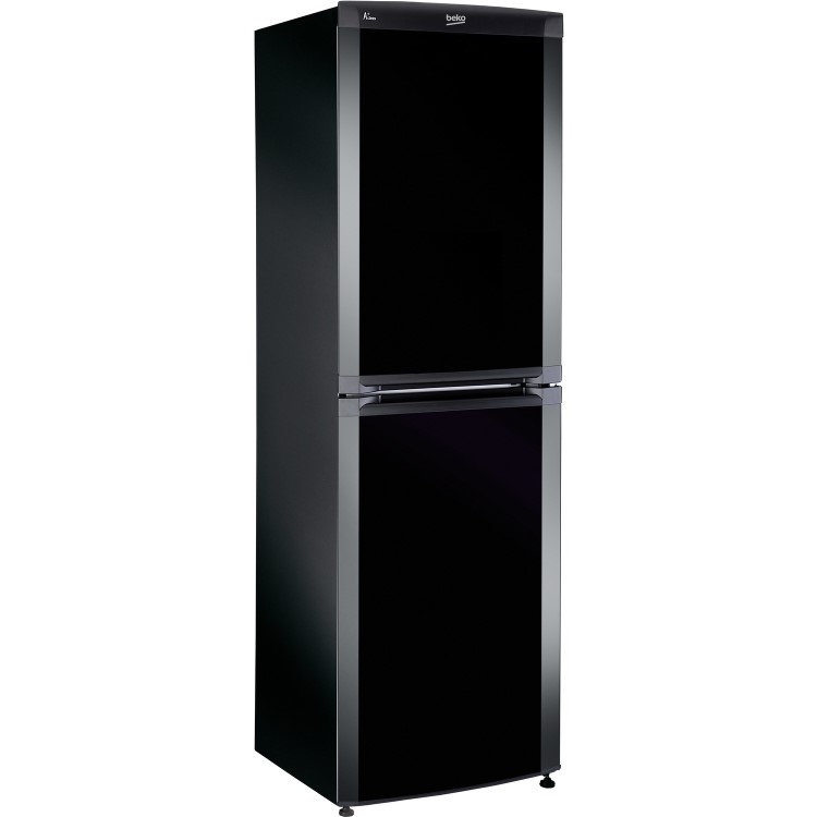 GRADE A2 - Beko CS5824B 50-50 Freestanding Fridge Freezer - Black
