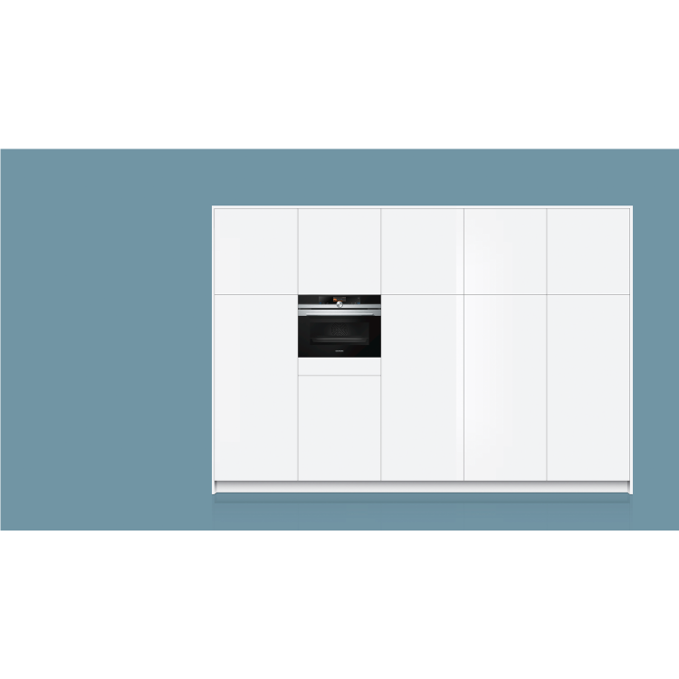 Refurbished Siemens iQ700 CS656GBS7B 60cm Single Built In Electric Oven with Steam Function Stainless Steel
