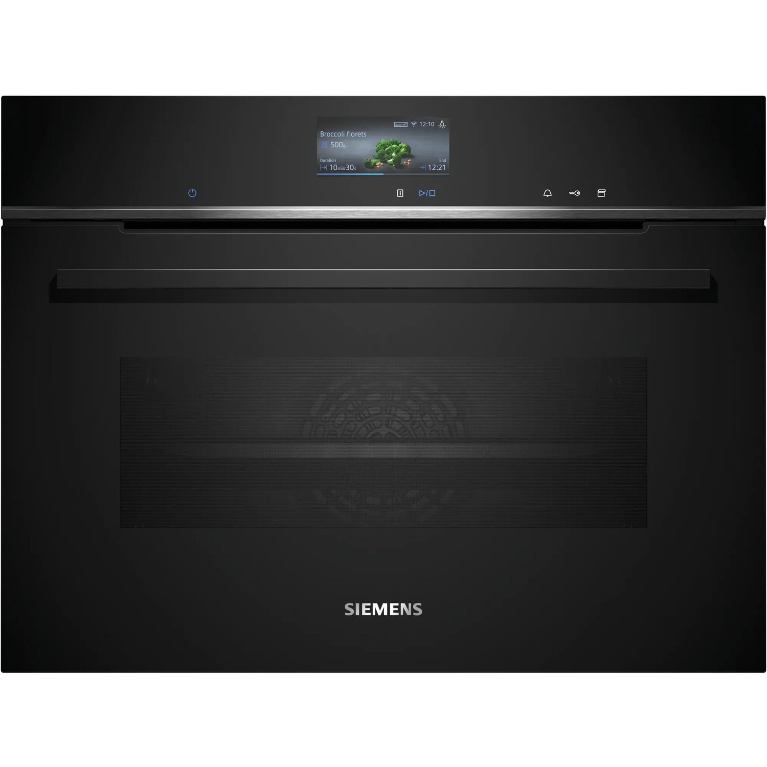 Siemens CS736G1B1 iQ700 Compact Oven with Steam Function - Black