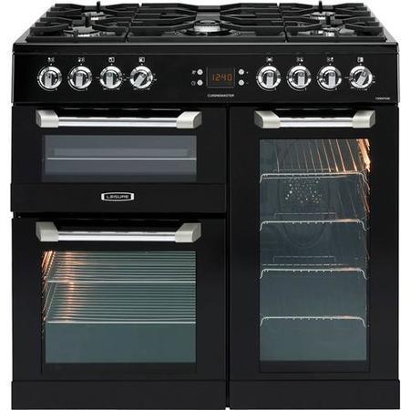 LEISURE CS90F530K Cuisinemaster Black 90cm Dual Fuel Range Cooker