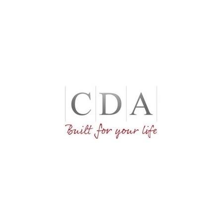 GRADE A2 - CDA CSB72CSS Curved Metal Splashback 700W X 750H - Stainless Steel