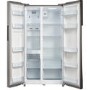GRADE A2 - Montpellier CSBYS500BK 2 Door American Style Fridge Freezer - Black
