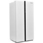 GRADE A3 - Montpellier M510BW Side-by-side American Fridge Freezer - White