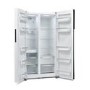 GRADE A3 - Montpellier M510BW Side-by-side American Fridge Freezer - White