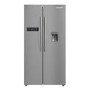 GRADE A2 - Montpellier CSBYS600DS 2 Door American Style Fridge Freezer With Non-Plumb Water Dispenser - Silver