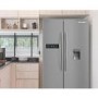 Montpellier CSBYS600DS 510 Litre American Style Fridge Freezer Water Dispenser 2 Door 90cm Wide - Silver