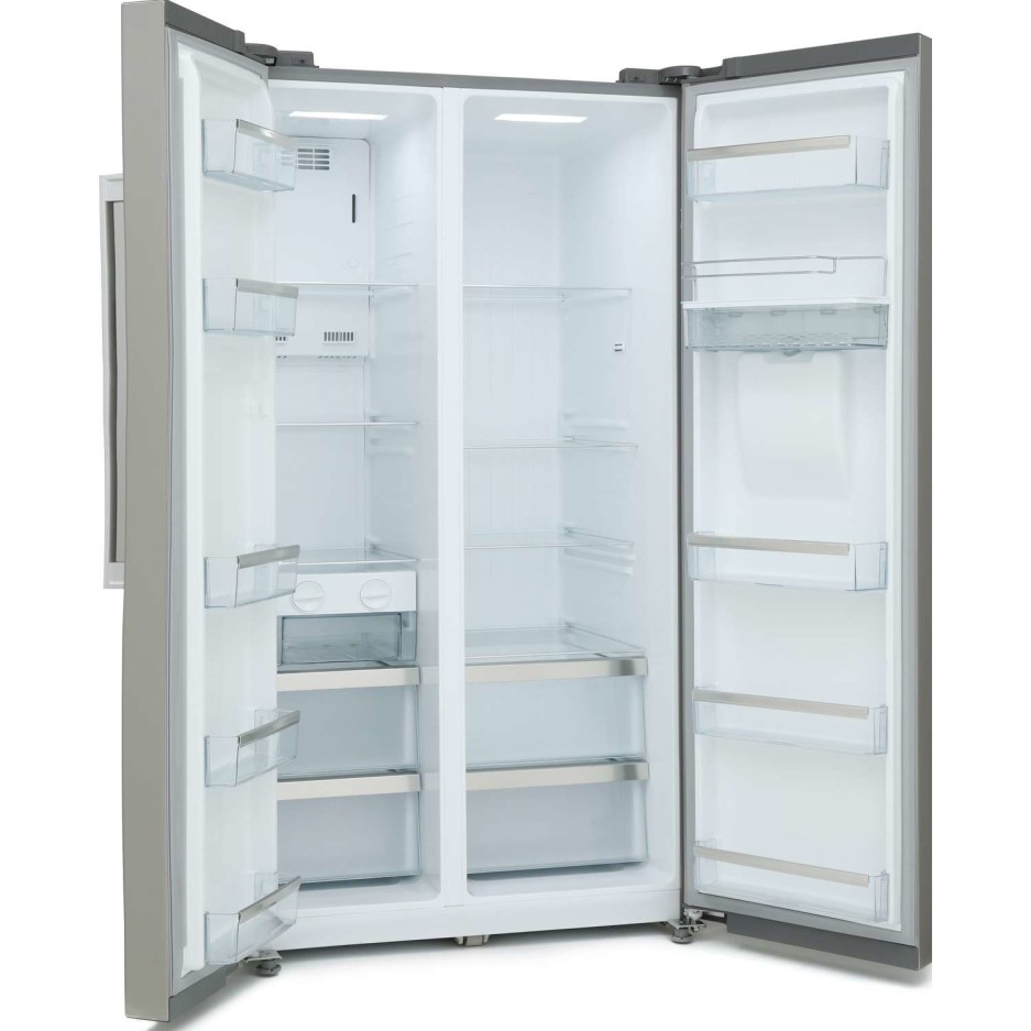 Montpellier CSBYS600DS 510 Litre American Style Fridge Freezer Water