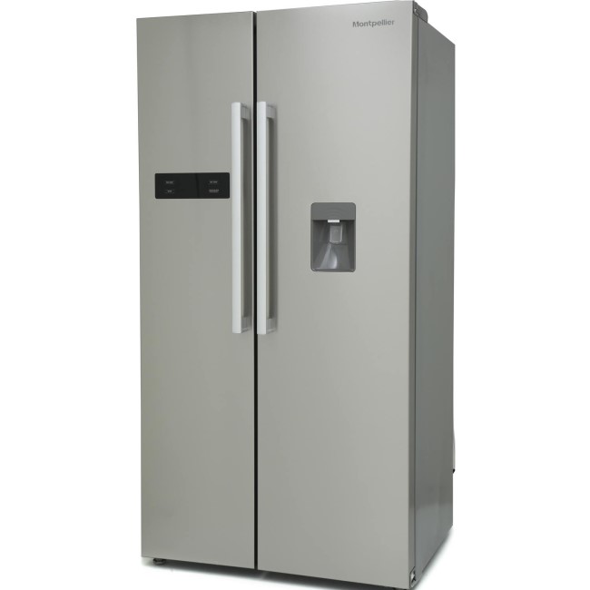 Montpellier CSBYS600DX 2 Door American Style Fridge Freezer With Non