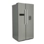 GRADE A1 - Montpellier CSBYS600DX 2 Door American Style Fridge Freezer With Non-Plumb Water Dispenser - Inox