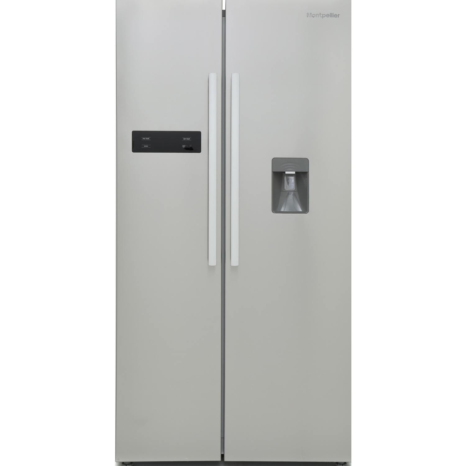 Montpellier CSBYS600DX 2 Door American Style Fridge Freezer With Non