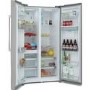 Montpellier CSBYS600DX 2 Door American Style Fridge Freezer With Non-Plumb Water Dispenser - Inox