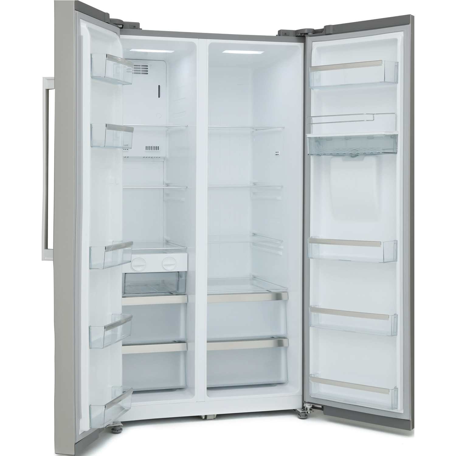 Montpellier CSBYS600DX 2 Door American Style Fridge Freezer With Non